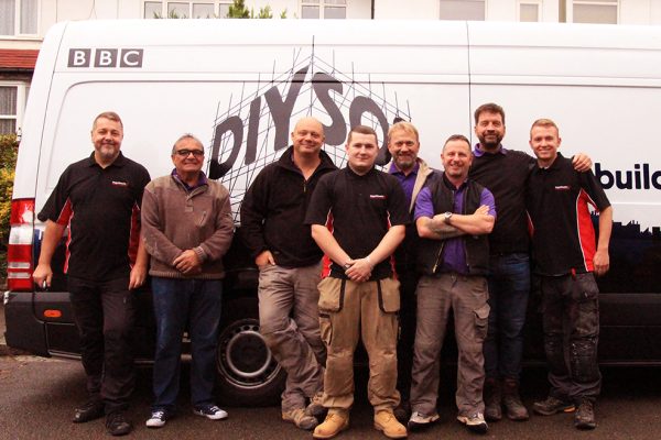 RED VAN PLUMBERS DIY SOS BBC gas engineer