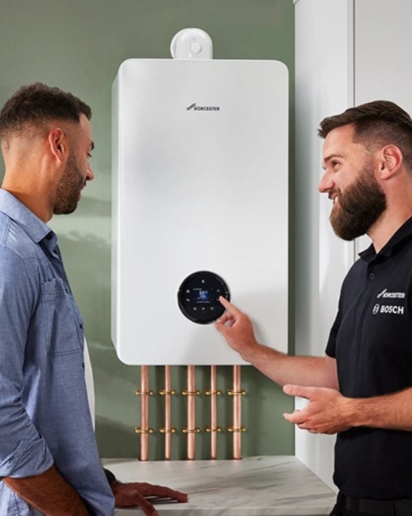 Accredited Worcester Bosch Greenstar Engineers - Red Van Plumbers Install of new worcester bosch greenstar boiler