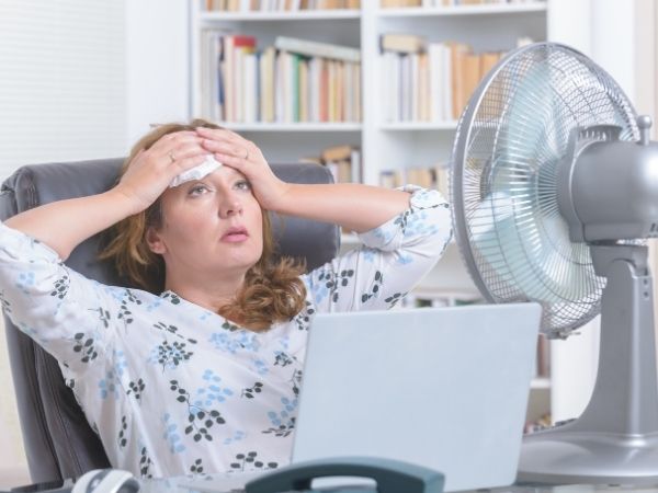 Struggling to work from home in hot summer heat